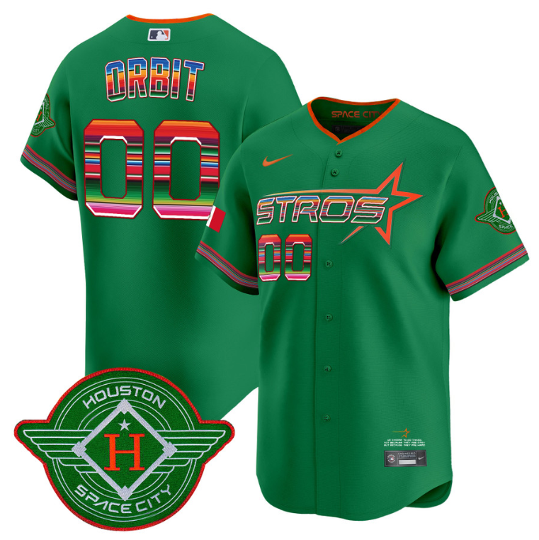 Orbit Jersey #00 Astros 2025 City Connect Mexico Vapor Premier Limited Stitched