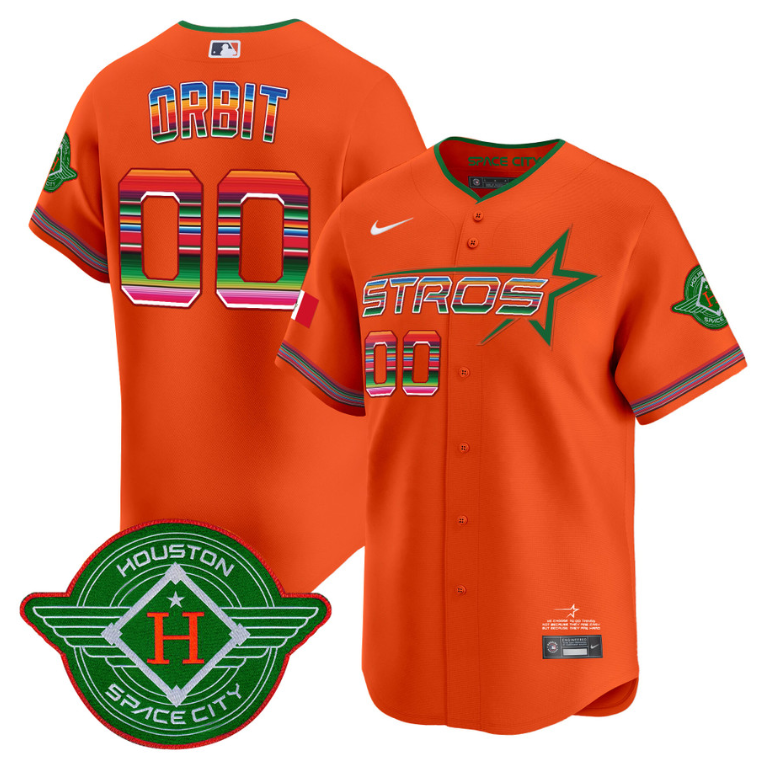 Orbit Jersey #00 Astros 2025 City Connect Mexico Vapor Premier Limited Stitched