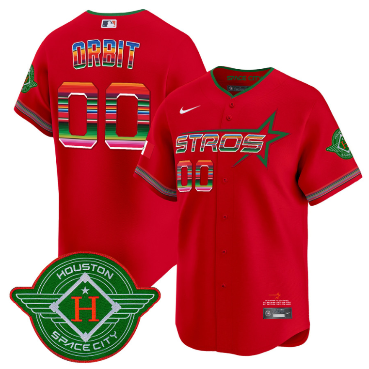 Orbit Jersey #00 Astros 2025 City Connect Mexico Vapor Premier Limited Stitched