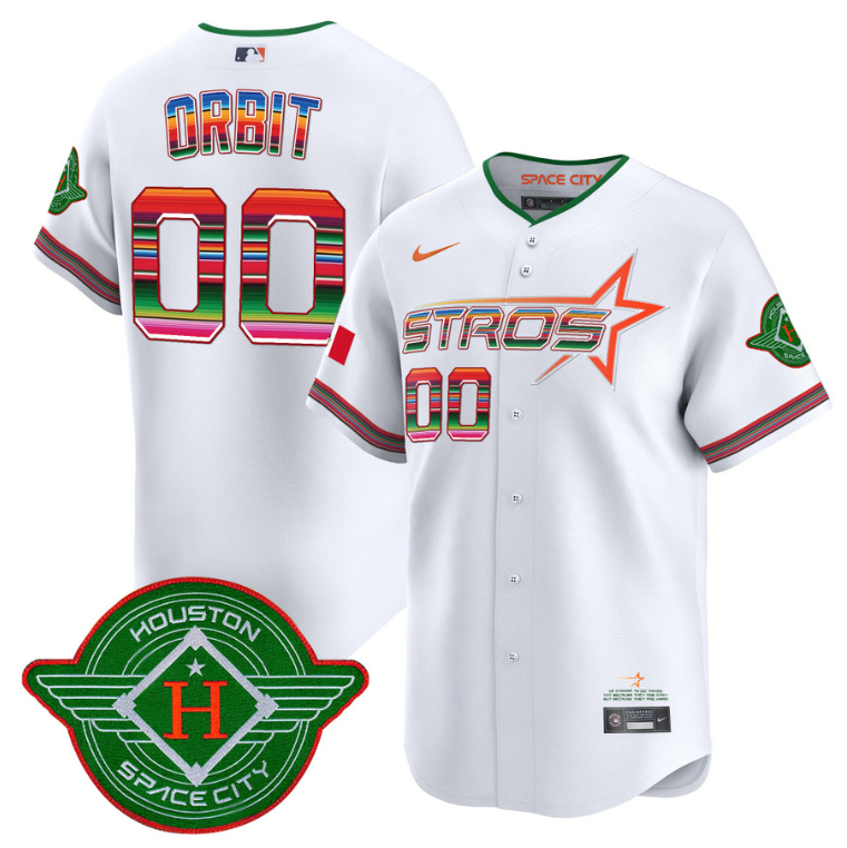 Orbit Jersey #00 Astros 2025 City Connect Mexico Vapor Premier Limited Stitched
