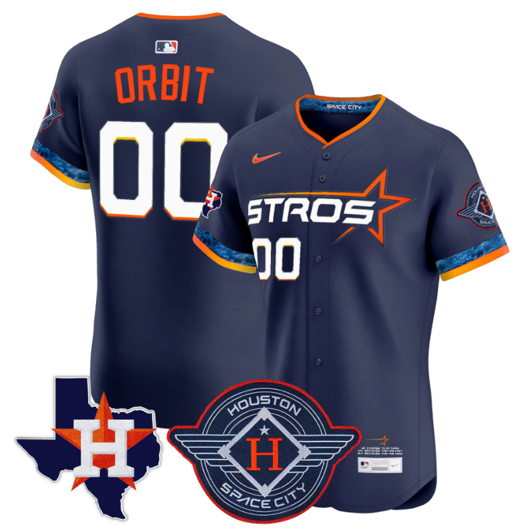Orbit Jersey #00 Astros 2025 City Connect Mexico Vapor Premier Limited Stitched