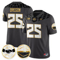 Oregon Jersey #25 Oregon Ducks 2025 Shoe Duck Stitched