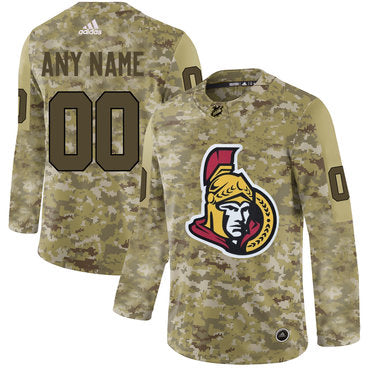 Ottawa Senators Camo  Customized  Jersey Stitched