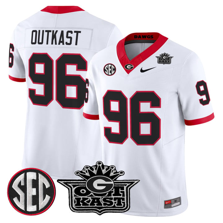 OutKast Jersey #96 Outkast x Georgia Bulldogs Vapor Limited Stitched