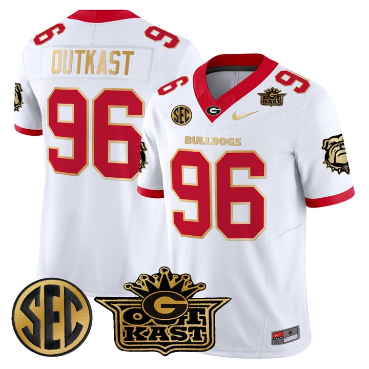 OutKast Jersey #96 Outkast x Georgia Bulldogs Vapor Limited Stitched
