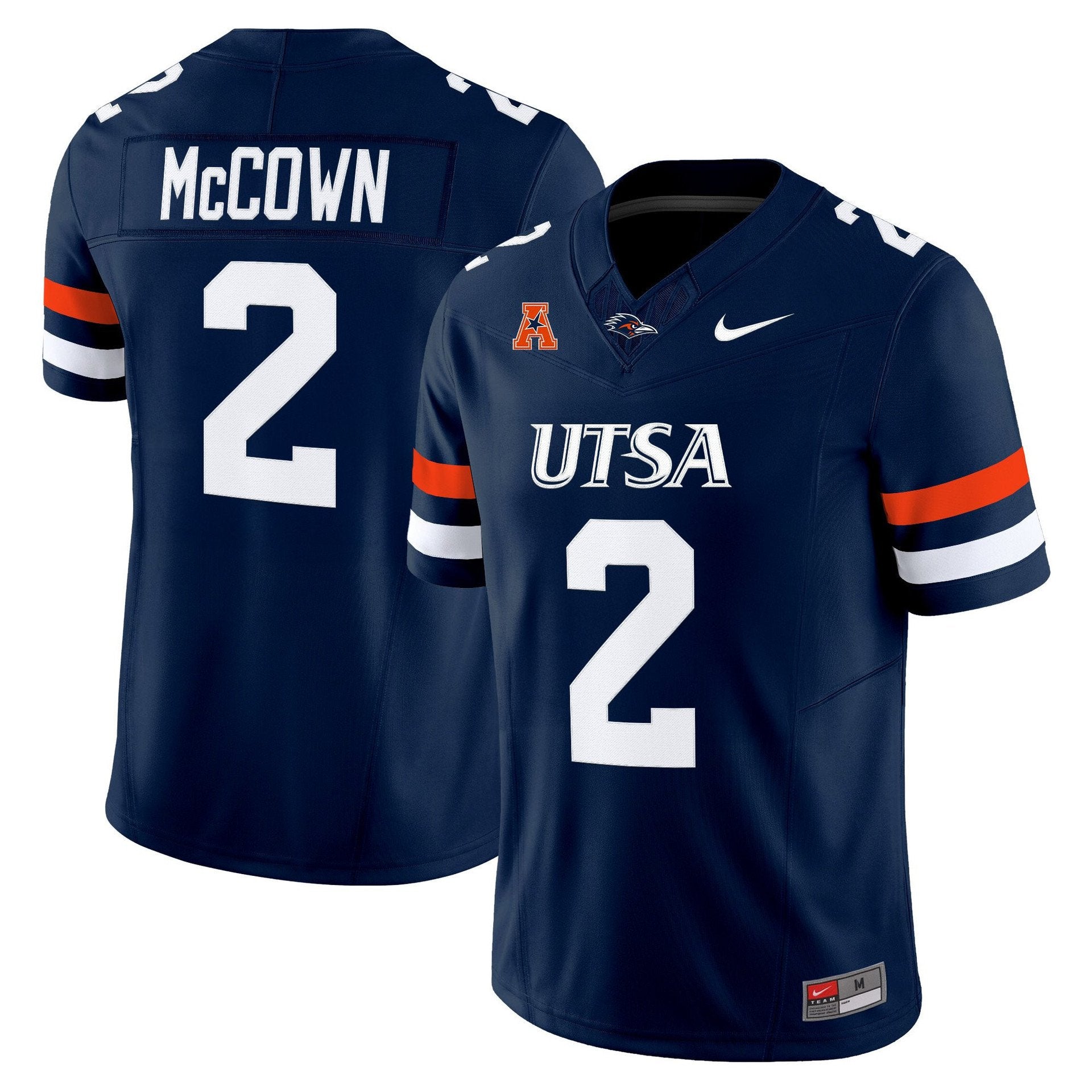 Owen McCown Jersey #2 UTSA Roadrunners 2025 Vapor Limited Stitched