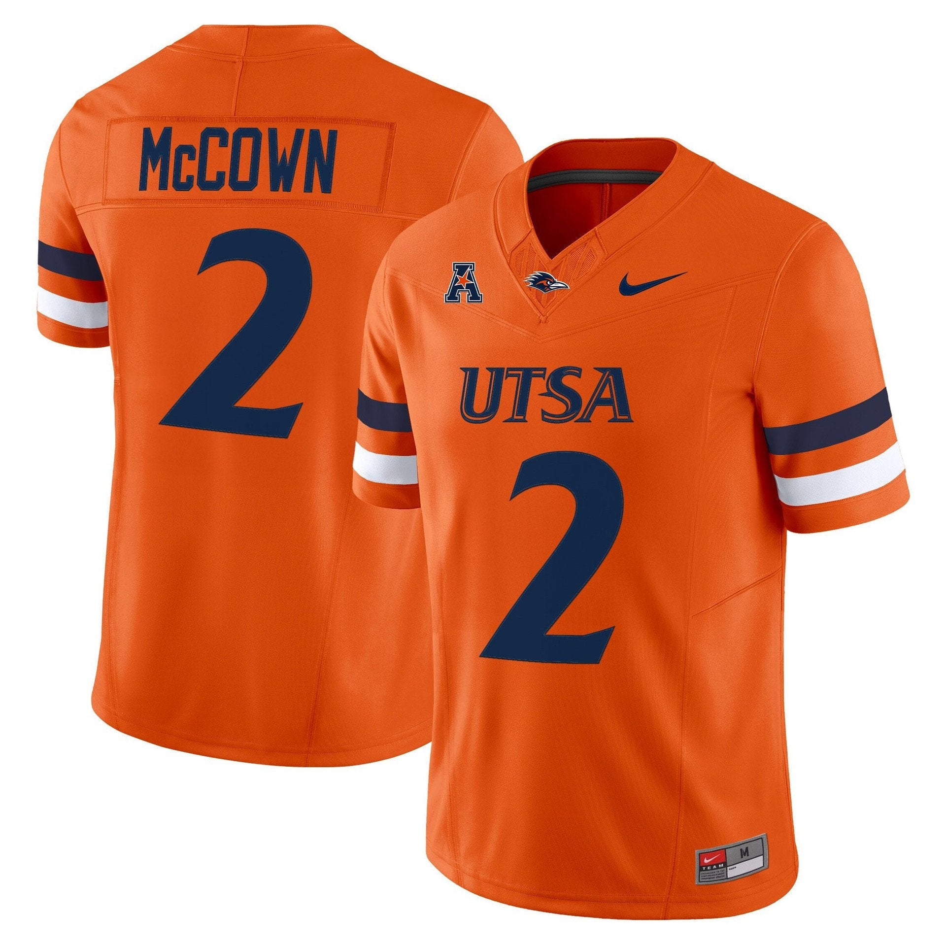 Owen McCown Jersey #2 UTSA Roadrunners 2025 Vapor Limited Stitched