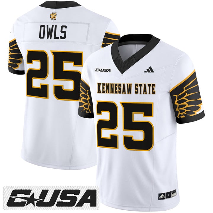 Owls Jersey #25 Kennesaw State Owls 2025 Vapor Limited Stitched