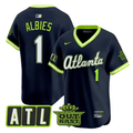 Ozzie Albies Jersey #1 Atlanta Braves 2026 City Connect Outkast Stitched