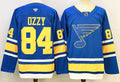Ozzy Jersey #84 St. Louis Blues Premium Stitched Blue