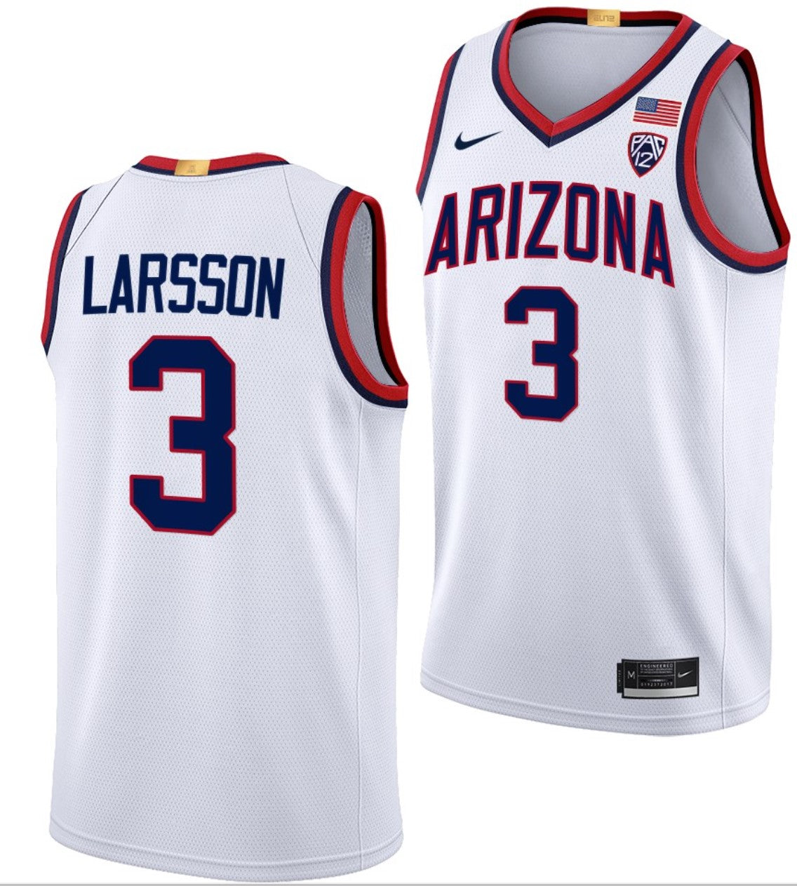 Pelle Larsson Jersey Arizona Wildcats College Basketball Limited #3