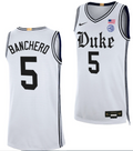 Paolo Banchero Jersey #5 Duke Blue Devils College Basketball White