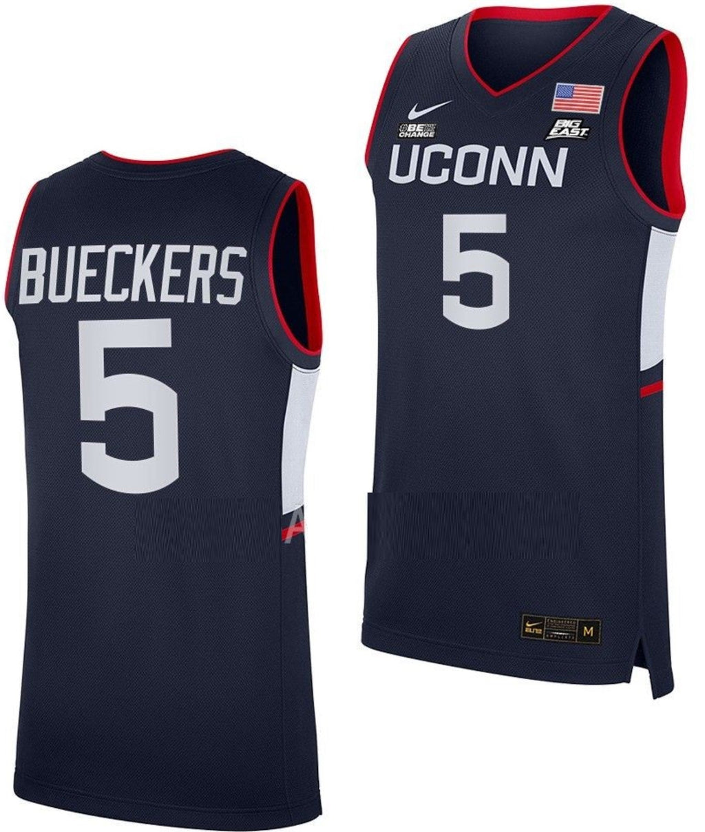 Paige Bueckers Jersey UConn Huskies College Basketball Navy Replica #5