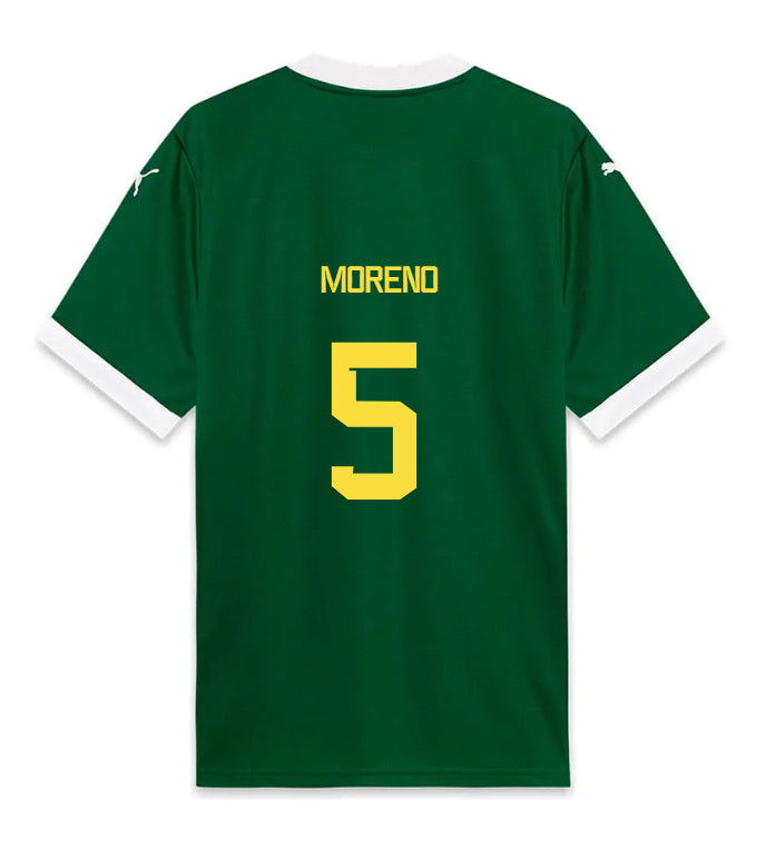 Palmeiras MORENO 5 Home 2025-26 Jersey – Green