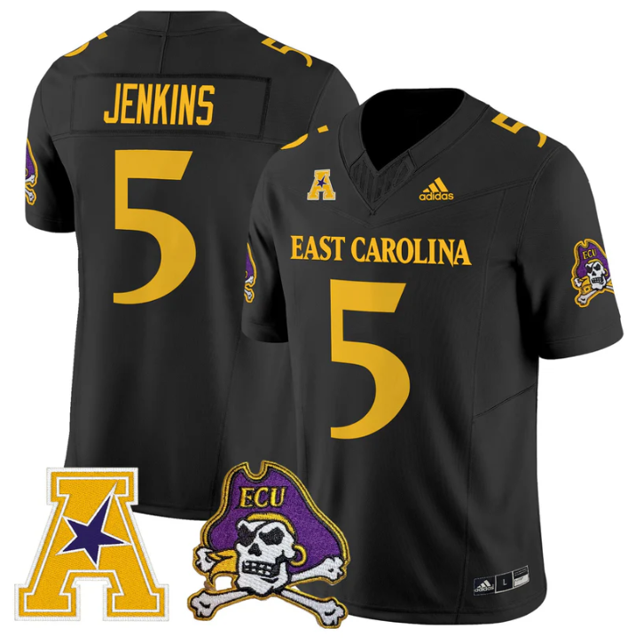 Parker Jenkins Jersey #5 East Carolina Pirates 2025 Limited Stitched