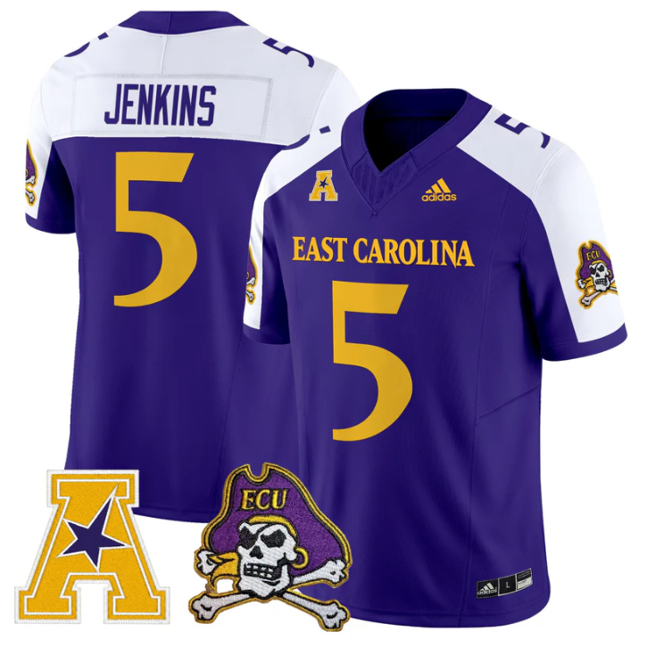Parker Jenkins Jersey #5 East Carolina Pirates 2025 Limited Stitched