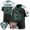 Parker Navarro Jersey #13 Ohio Bobcats 2025 Vapor Limited Stitched