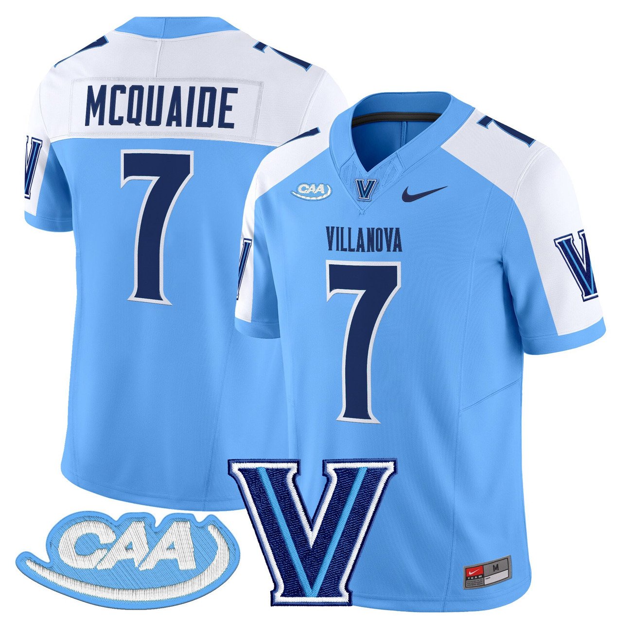 Pat McQuaide Jersey #7 Villanova Wildcats 2025 Vapor Limited Stitched