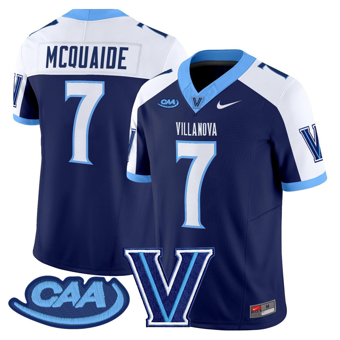 Pat McQuaide Jersey #7 Villanova Wildcats 2025 Vapor Limited Stitched