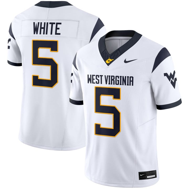 Pat White Jersey #5 West Virginia Mountaineers 2025 Limited Stitched