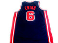 Patrick Ewing Jersey #6 Team Usa Basketball Navy Blue