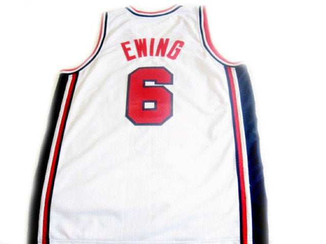 Patrick Ewing Jersey #6 Team Usa Basketball White