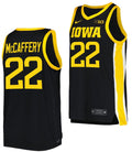 Patrick McCaffery Jersey Iowa Hawkeyes College Basketball Black #22