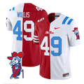 Patrick Willis Jersey #49 Ole Miss Rebels Split Vapor Limited All Stitched