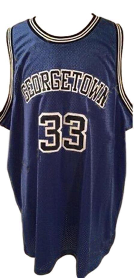 Patrick Ewing Jersey #33 College Basketball Blue