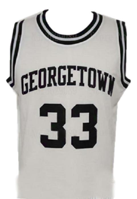 Patrick Ewing Jersey #33 Georgetown College Basketball White