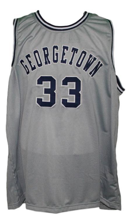 Patrick Ewing Jersey #33 Georgetown College Basketball Grey