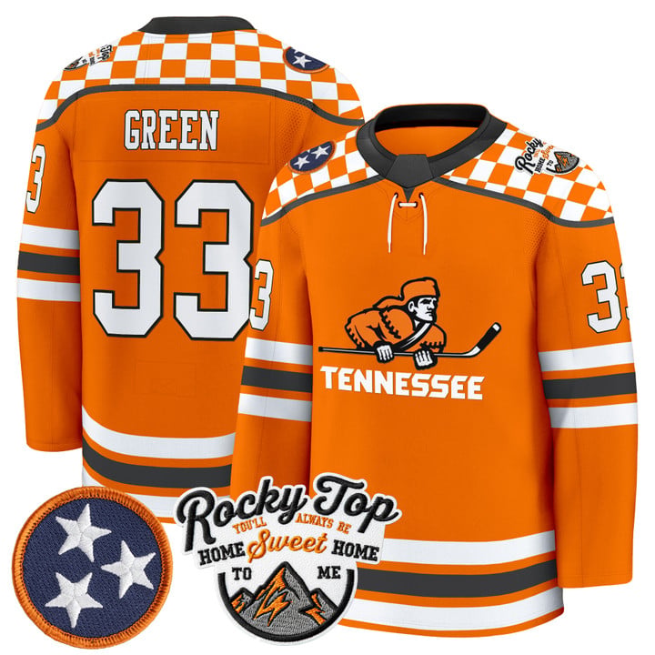 Patrick Green Jersey #33 Tennessee Volunteers 2025-26 Premium Stitched