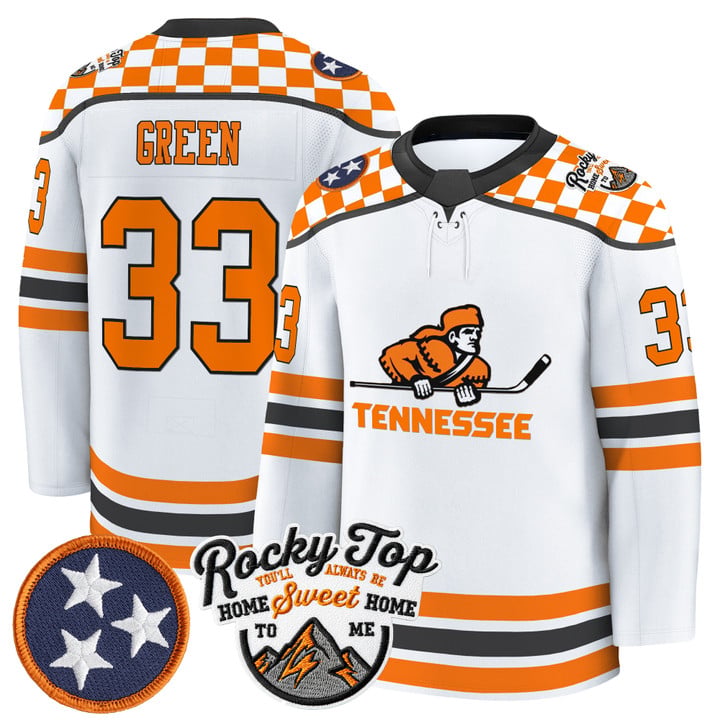 Patrick Green Jersey #33 Tennessee Volunteers 2025-26 Premium Stitched
