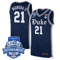 Patrick Ngongba II Jersey #21 Duke Blue Devils 2026 ACC Tournament Stitched