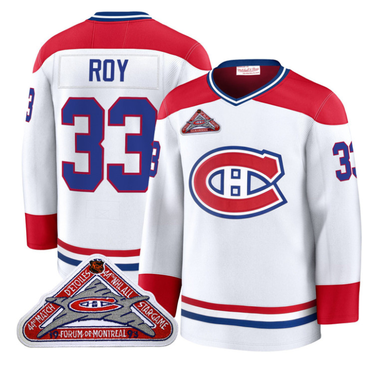 Patrick Roy Jersey #33 Montreal Canadiens Timeless Premium Stitched 1992
