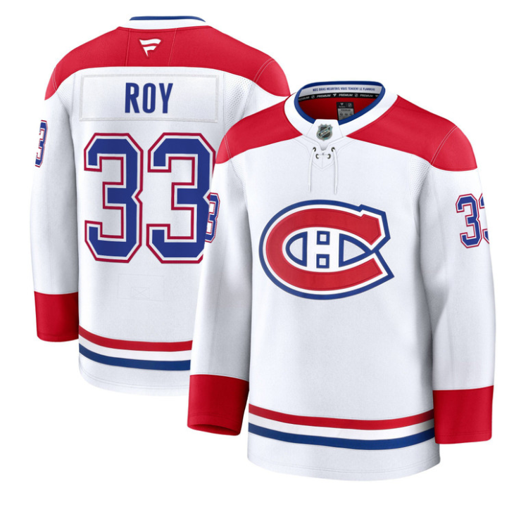 Patrick Roy Jersey #33 Montreal Canadiens Timeless Premium Stitched 1992