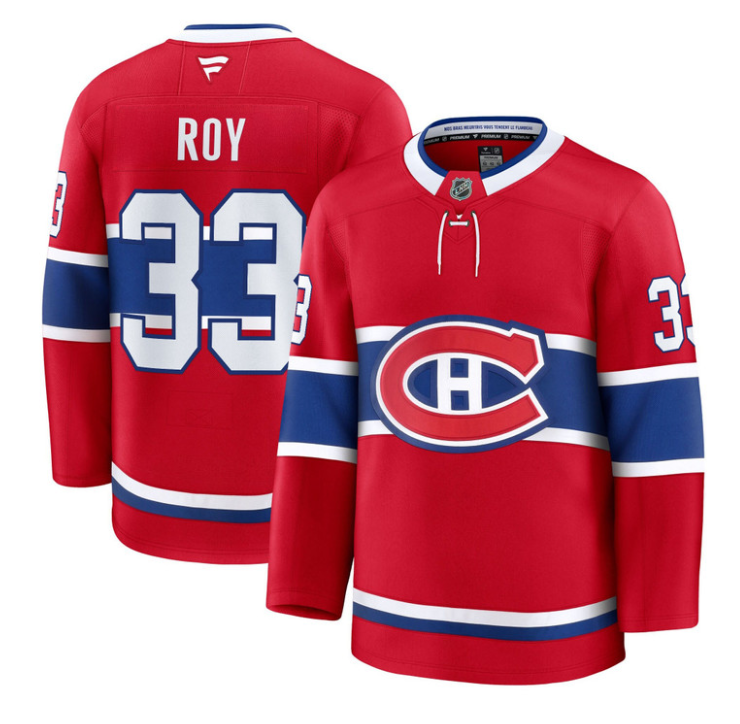 Patrick Roy Jersey #33 Montreal Canadiens Timeless Premium Stitched 1992