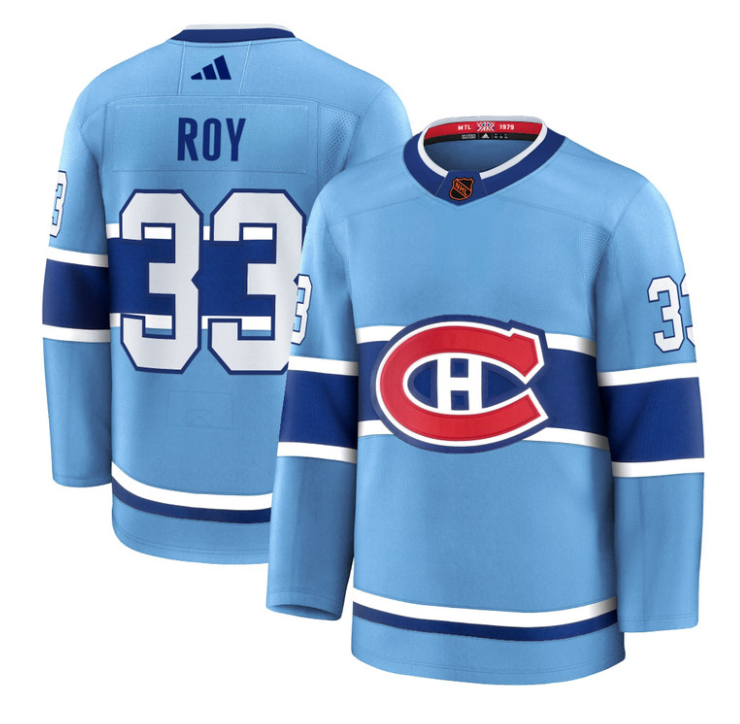 Patrick Roy Jersey #33 Montreal Canadiens Timeless Premium Stitched 1992