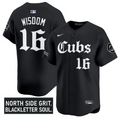 Patrick Wisdom Jersey #16 Chicago Cubs Gothic North Side Edition Vapor Limited Stitched