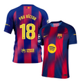 Pau Víctor 18 Barcelona 2025-26 Home Jersey – Scarlet