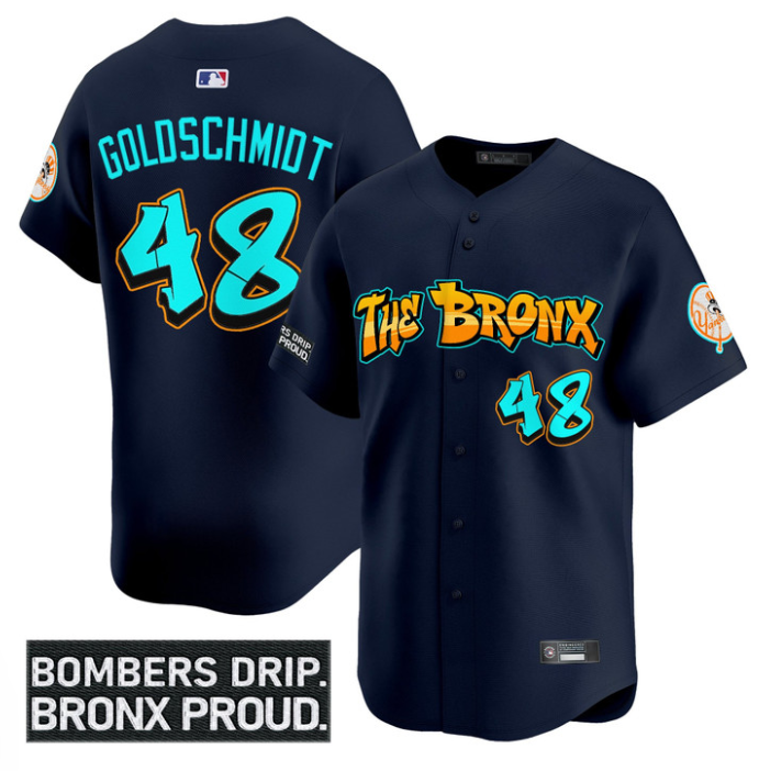 Paul Goldschmidt Jersey #48 Yankees Graffiti Bronx Bombers Edition