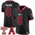 Paul Palmer Jersey #6 Temple Owls 2025 Vapor Limited Stitched