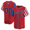 Paws Jersey #00 Detroit Tigers 2025 Memorial Day Vapor Premier Limited Stitched