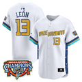 Pedro León Jersey #13 Sugar Land Space Cowboys Championship Patch Vapor Premier Limited Stitched