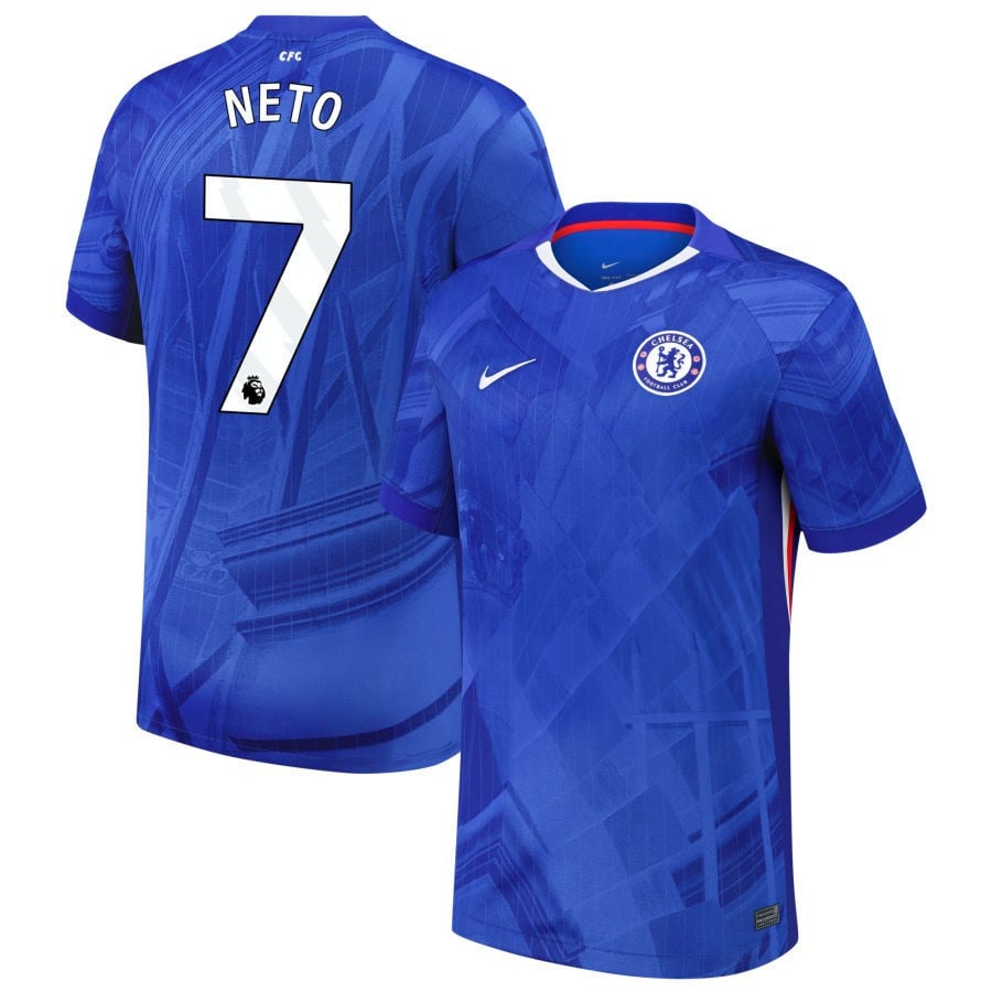 Pedro Neto #7 Chelsea 2025-26 Home Match Jersey – Blue