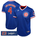 Pete Crow-Armstrong Jersey #4 Chicago Cubs Ryne Sandberg Tribute Patch