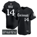 Pete Rose Jersey #14 Cincinnati Reds Gothic Queen City Edition Stitched