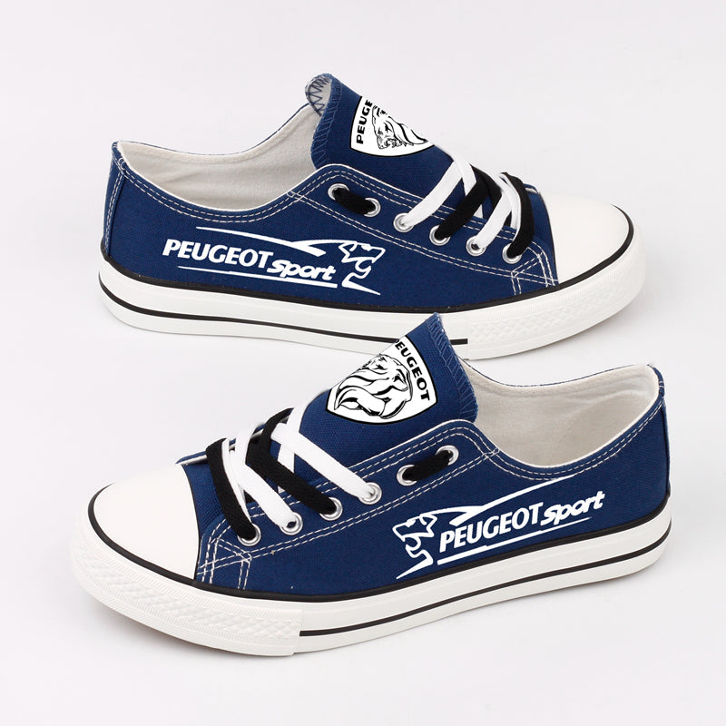 Peugeot Canvas Sneakers Shoes For Men Women Fans