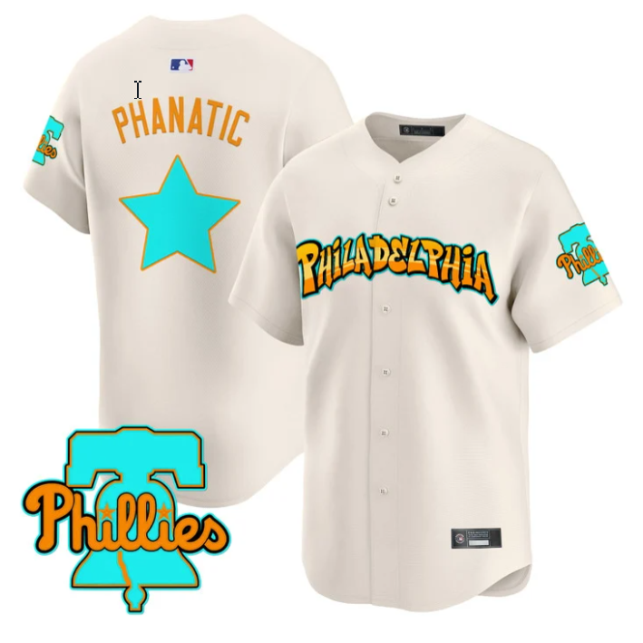 Phanatic Jersey Philadelphia Phillies Graffiti Broad Street Edition