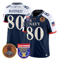 Phil McConkey Jersey #80 Navy Midshipmen 250th 2026 Liberty Bowl Stitched Navy Alternate